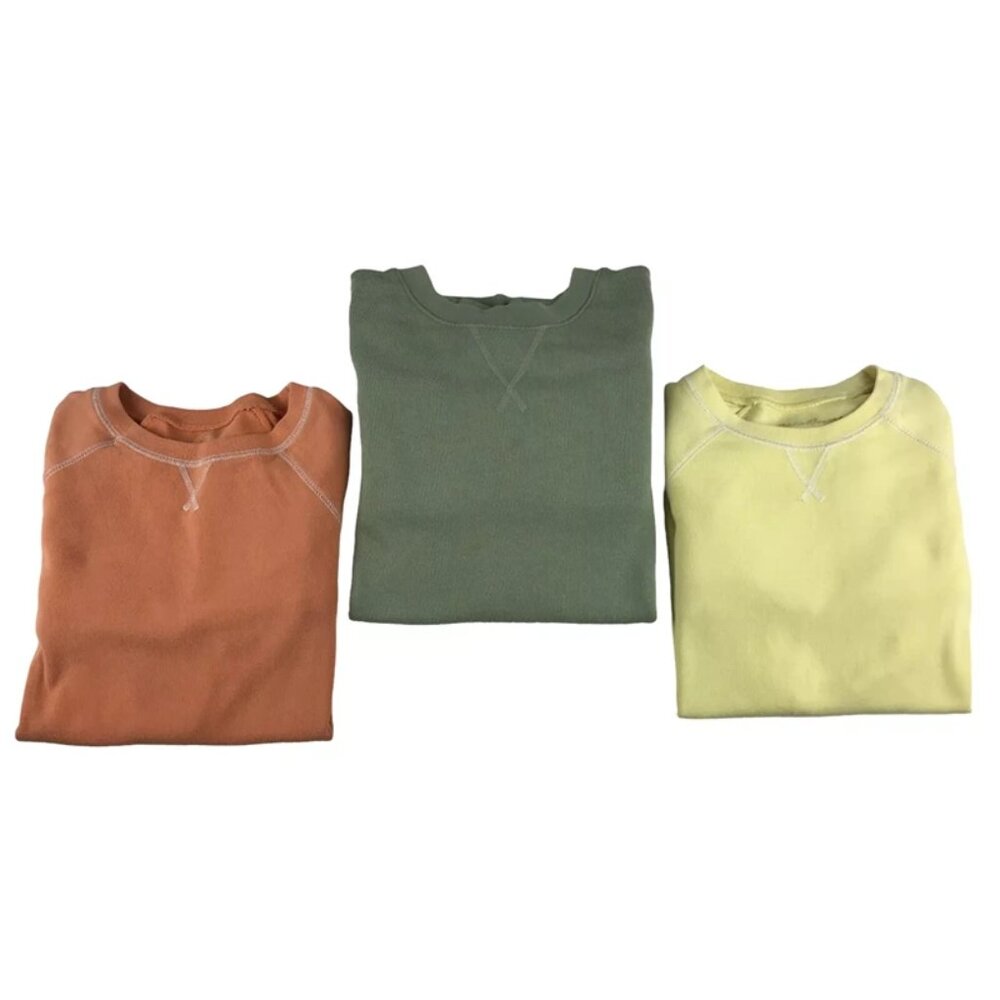 Lot Of 3 Eddie Bauer & Time & Tru Multicolor Long Sleeve Pullover Sweater Size M